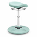 Tabouret Réglable en Hauteur avec Assise en PU Vert