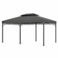 Tonnelle de Jardin en Aluminium 3x4 m Gris