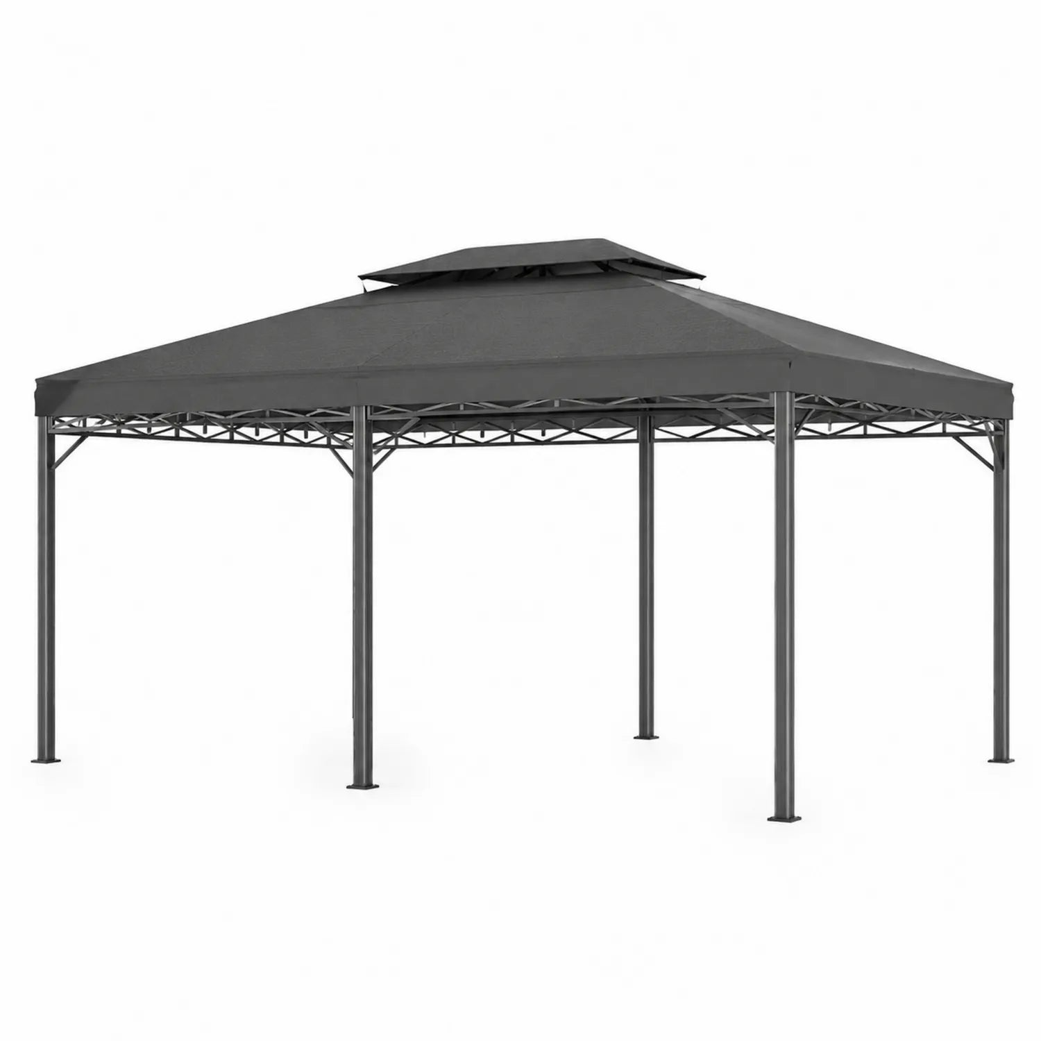 Tonnelle de Jardin en Aluminium 3x4 m Gris