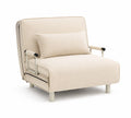 Canapé-lit convertible en lin Beige
